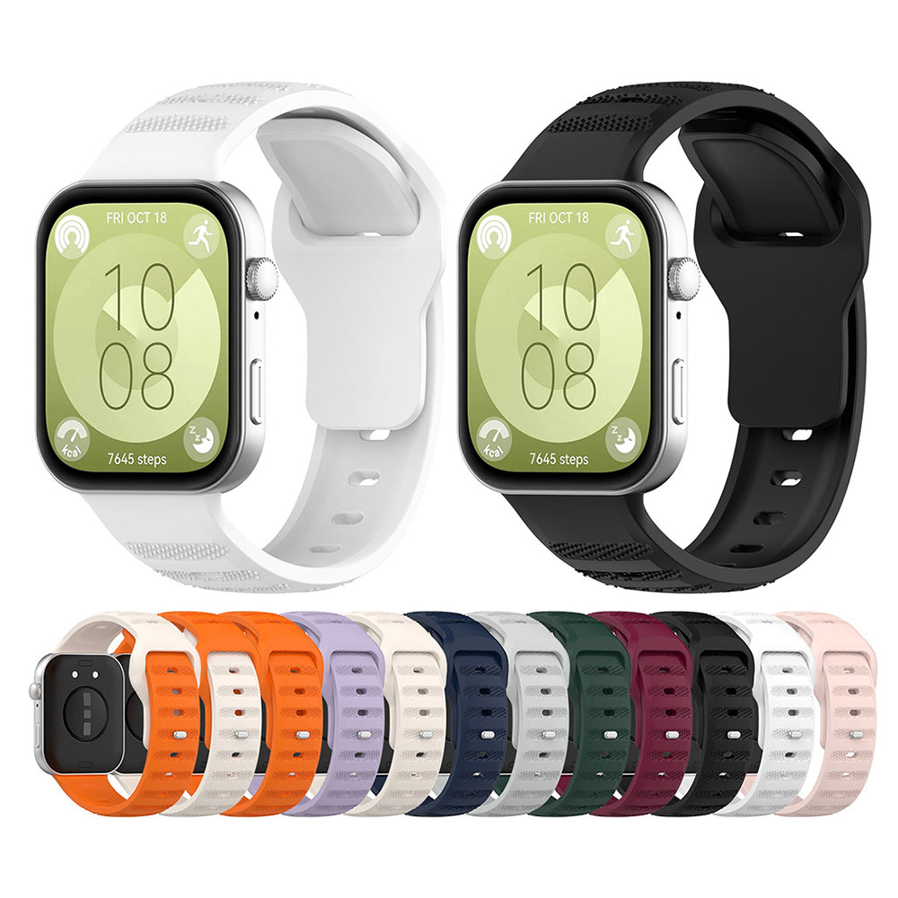 Каишка Techsuit W050 за Huawei Watch Fit 4 Pro / Fit 4 / Fit 3, Черна