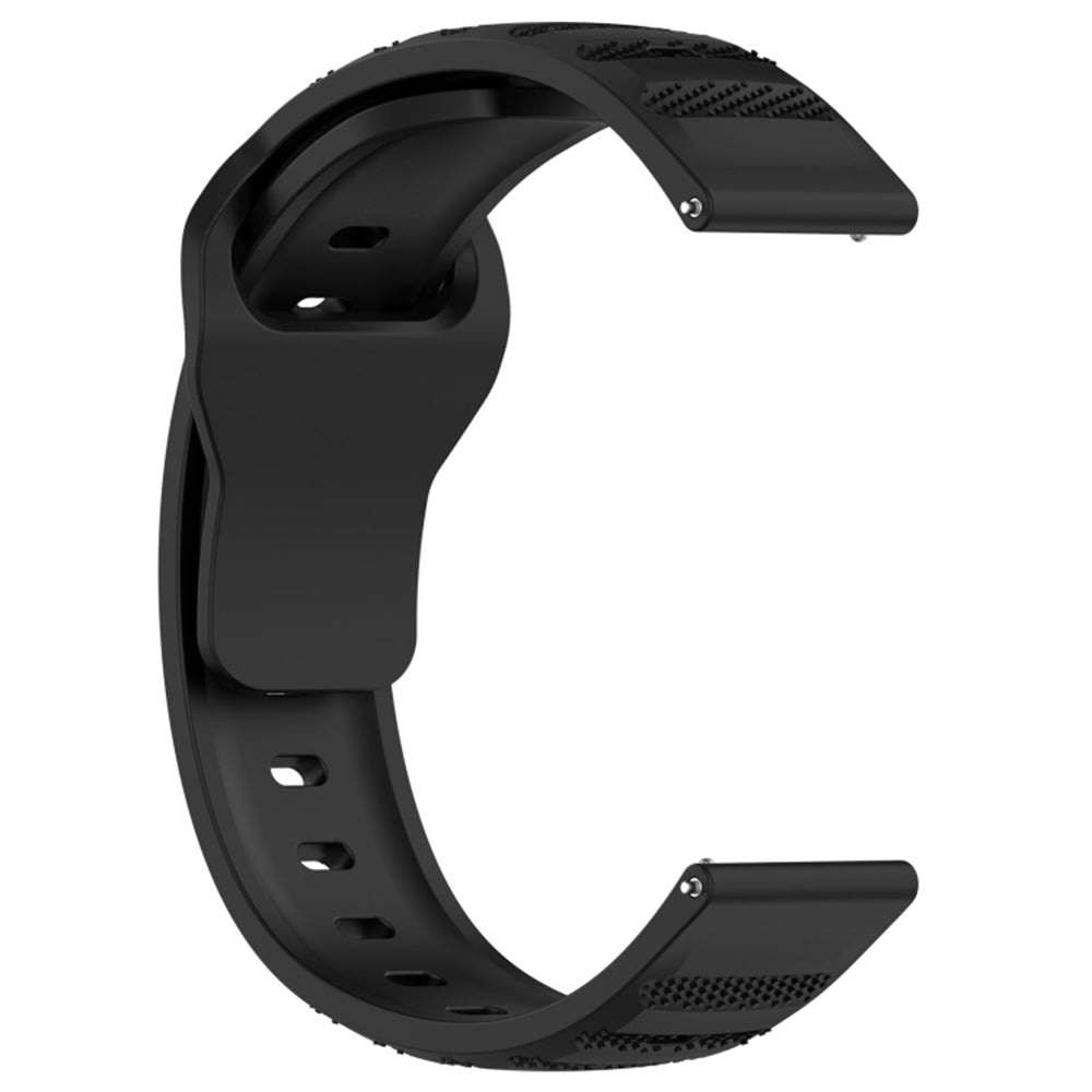 Каишка Techsuit W050 за Huawei Watch / Xiaomi Watch Series, 22mm, Черна