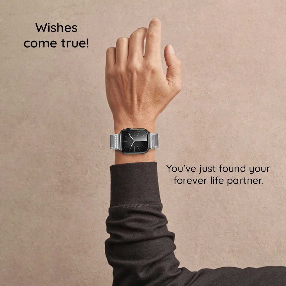 Каишка Techsuit W051 за Apple Watch 42mm / 41mm / 40mm / 38mm Series, Черна
