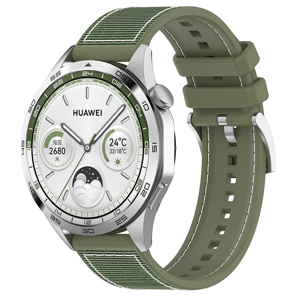 Каишка Techsuit W051 за Huawei Watch / Xiaomi Watch Series, 22mm, Зелена
