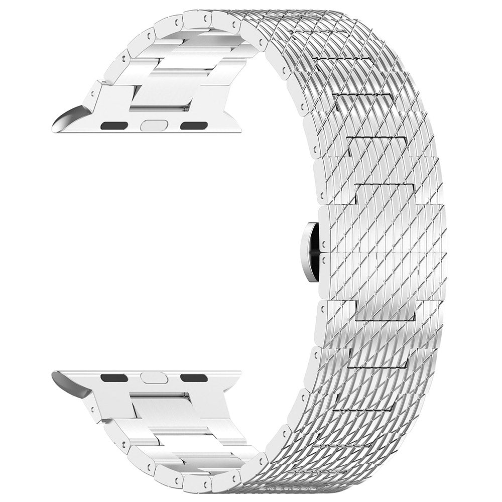 Каишка Techsuit W052 за Apple Watch 42mm / 41mm / 40mm / 38mm Series, Сребриста