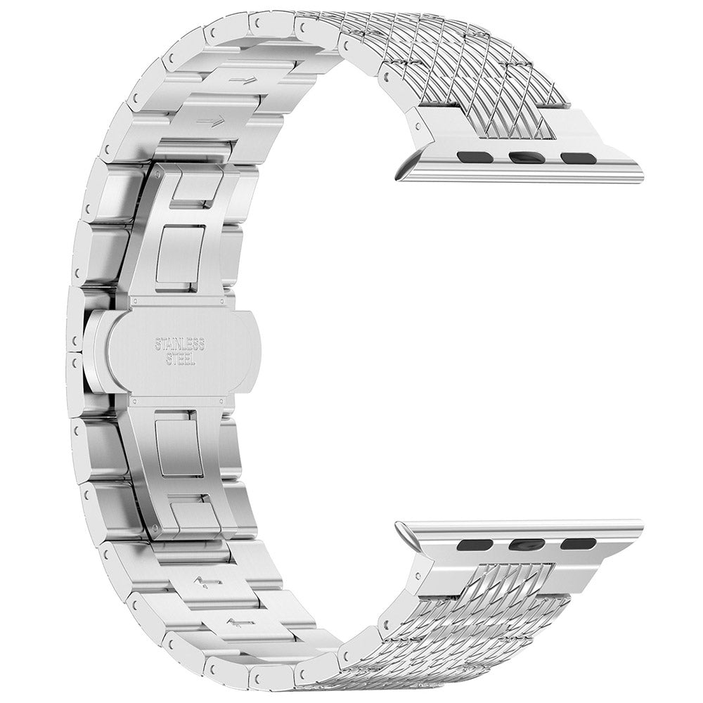 Каишка Techsuit W052 за Apple Watch 42mm / 41mm / 40mm / 38mm Series, Сребриста