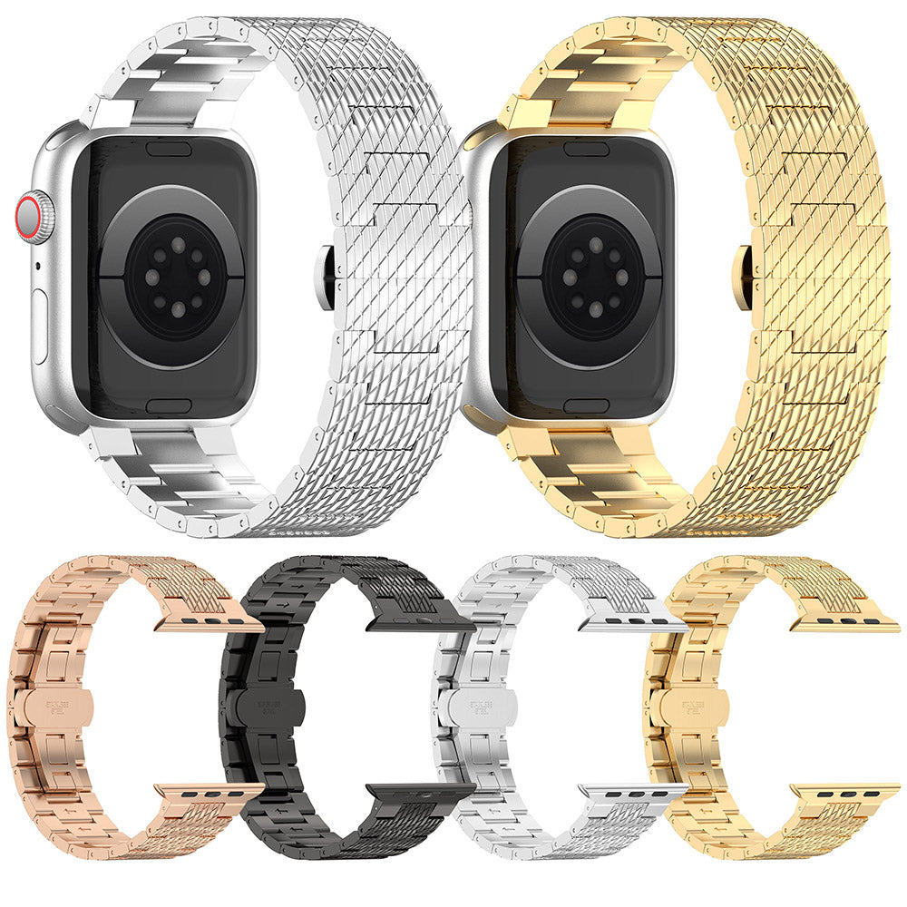 Каишка Techsuit W052 за Apple Watch 42mm / 41mm / 40mm / 38mm Series, Сребриста