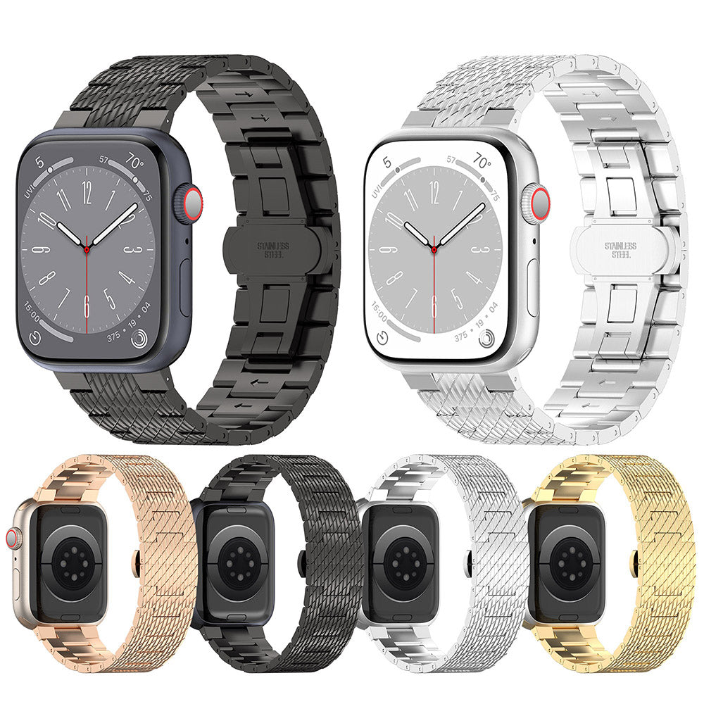 Каишка Techsuit W052 за Apple Watch 42mm / 41mm / 40mm / 38mm Series, Сребриста