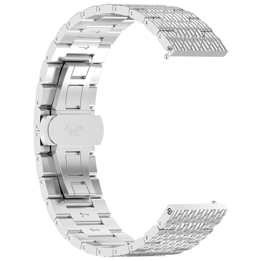 Каишка Techsuit W052 за Huawei Watch / Xiaomi Watch Series, 22mm, Сребриста