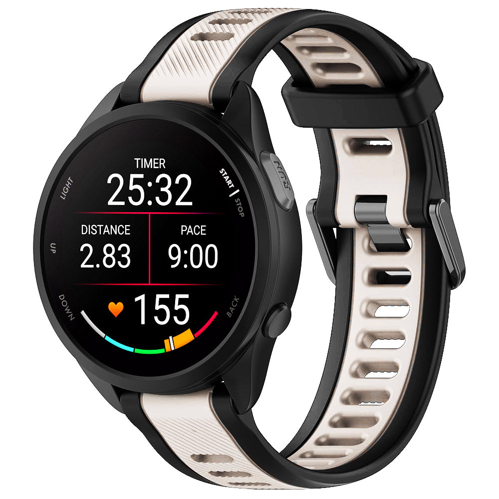 Каишка Techsuit W053 за Huawei Watch / Garmin Watch Series, 18mm, Бежов
