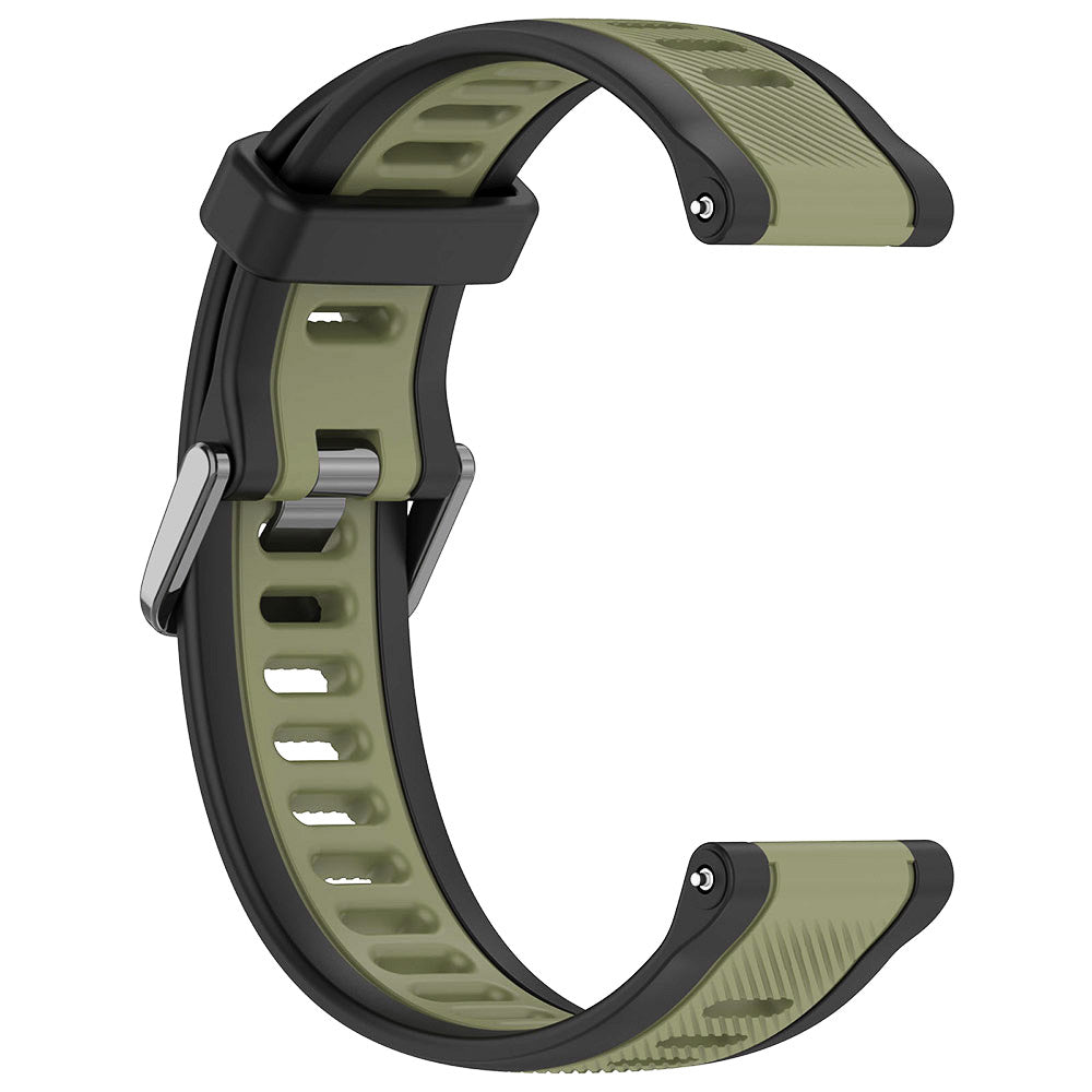 Каишка Techsuit W053 за Huawei Watch / Garmin Watch Series, 18mm, Каки