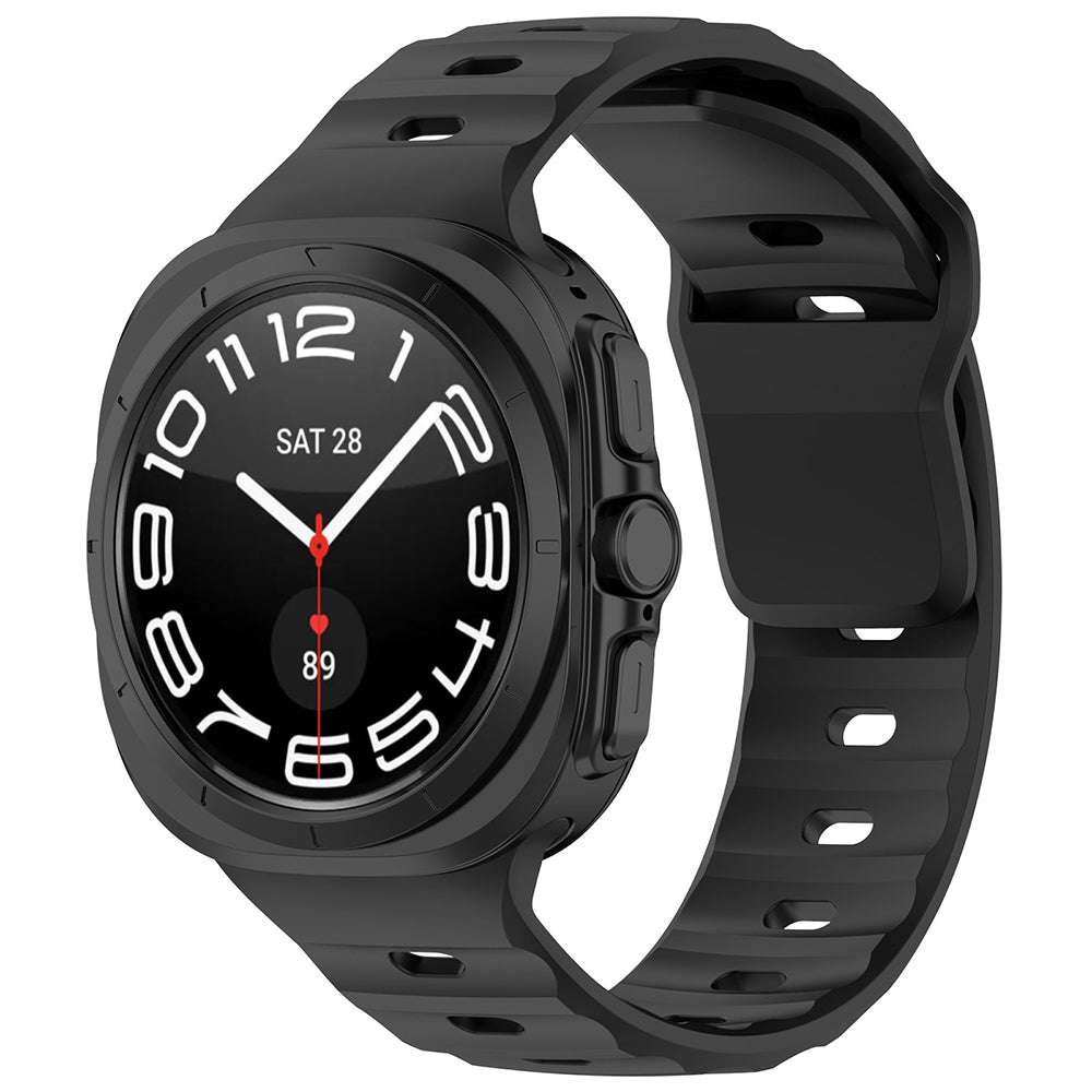 Каишка Techsuit W055 за Samsung Galaxy Watch Ultra, Черна
