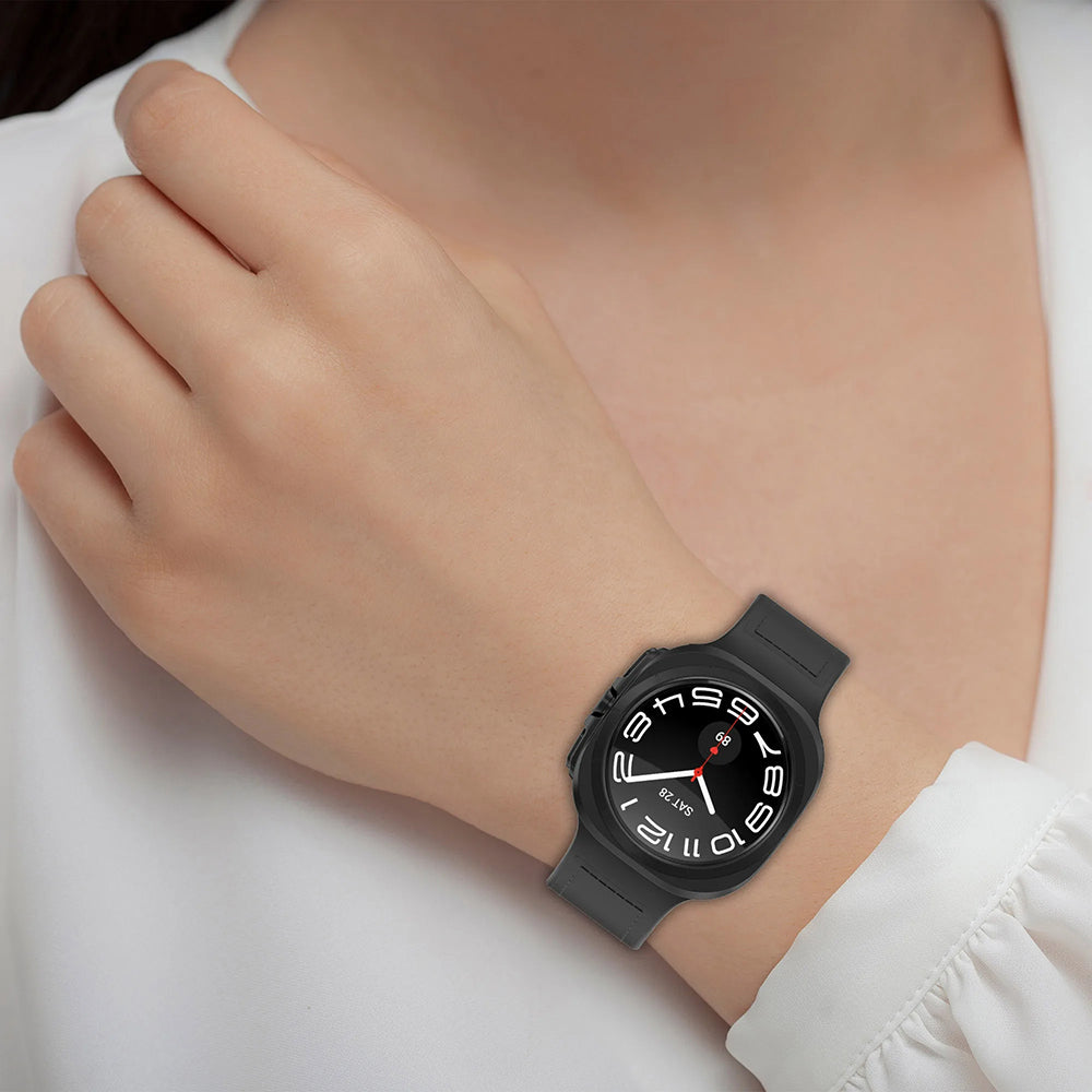 Каишка Techsuit W056 за Samsung Galaxy Watch Ultra, Сив