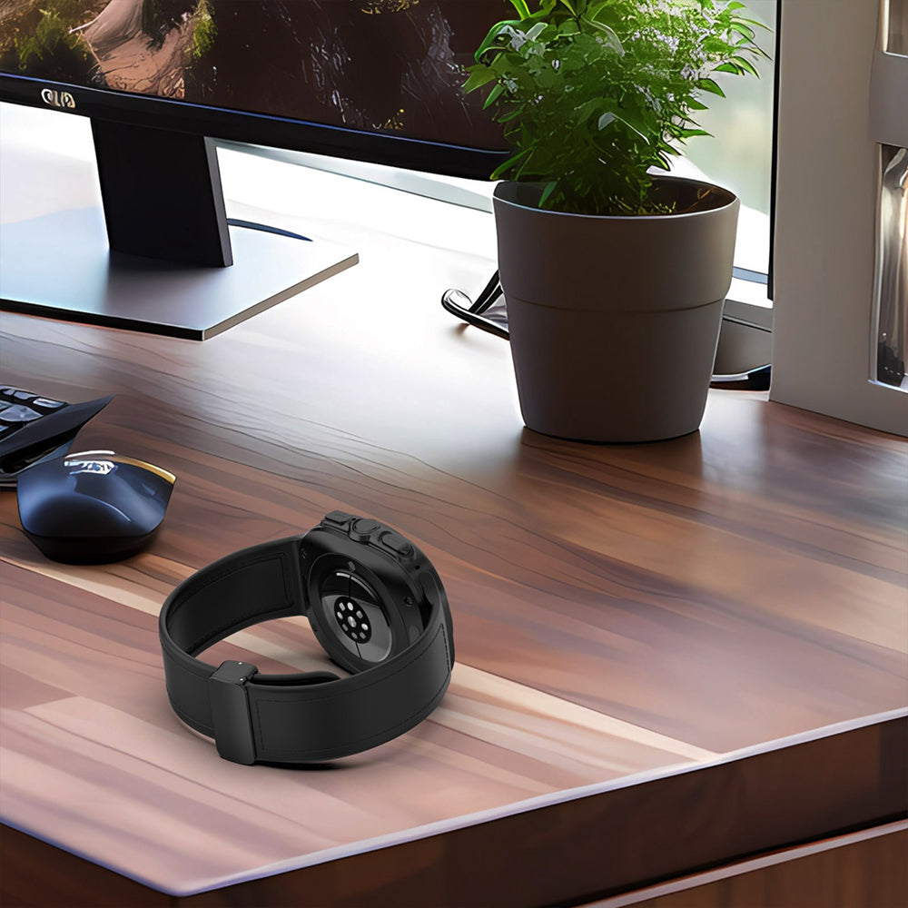 Каишка Techsuit W056 за Samsung Galaxy Watch Ultra, Черна
