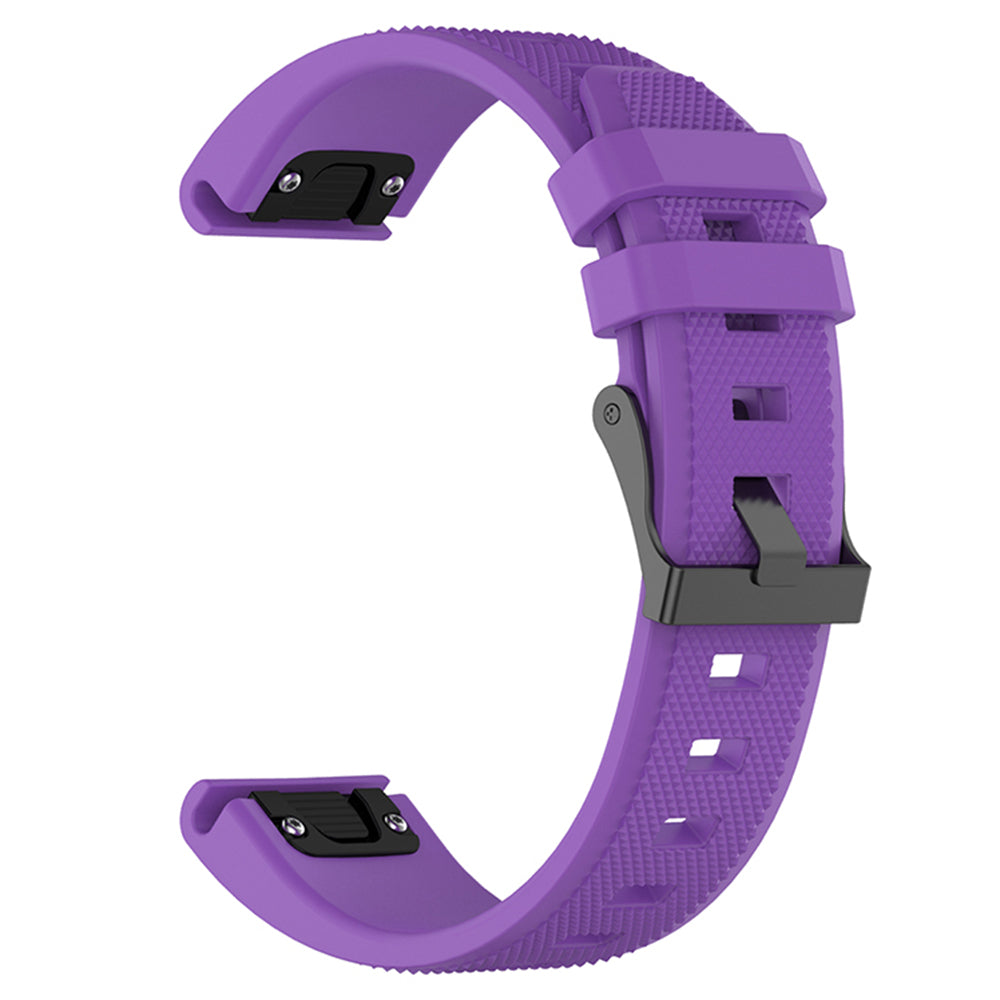 Каишка Techsuit W058 за Garmin Watch Fenix Series, 26mm, Лилав