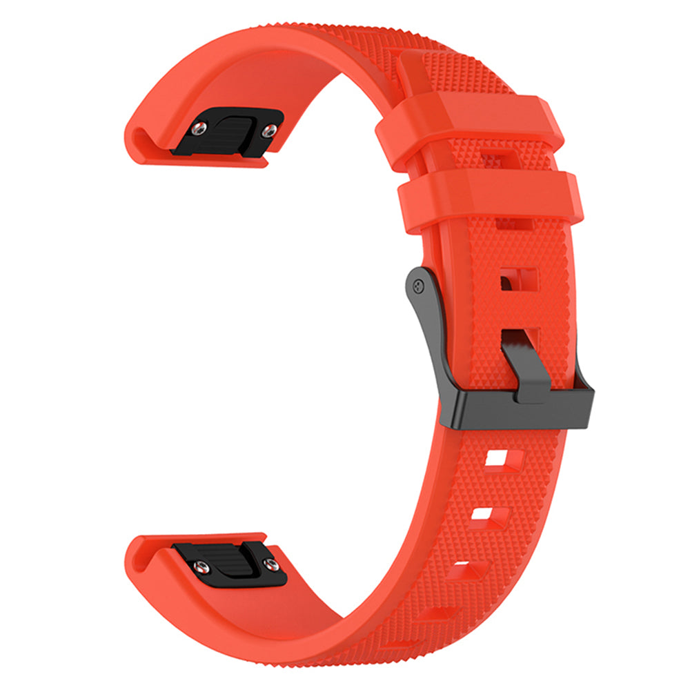 Каишка Techsuit W058 за Garmin Watch Fenix Series, 26mm, Оранжева