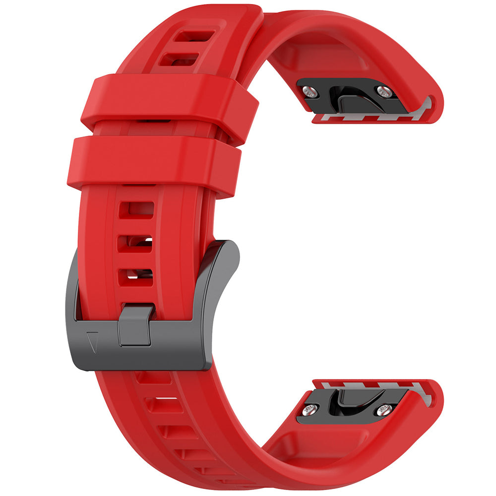 Каишка Techsuit W060 за Garmin Instinct / Approach / Fenix Watch Series, 20mm, Червена