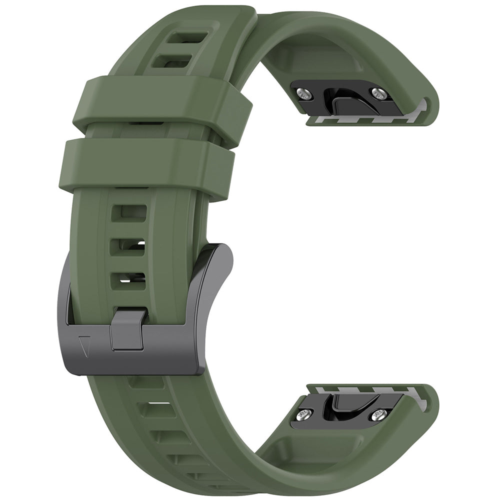 Каишка Techsuit W060 за Garmin Instinct / Approach / Fenix Watch Series, 20mm, Тъмнозелена