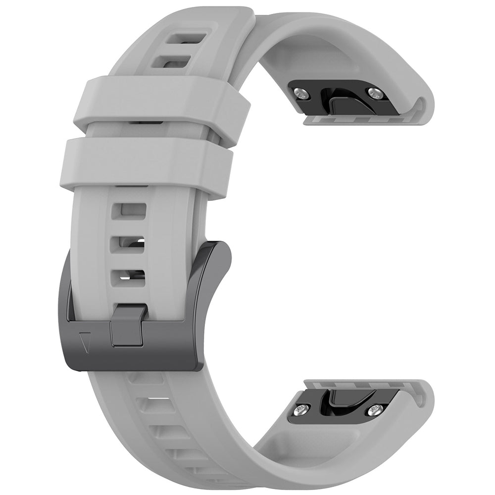 Каишка Techsuit W060 за Garmin Watch Fenix / Forerunner Series, 22mm, Сивa