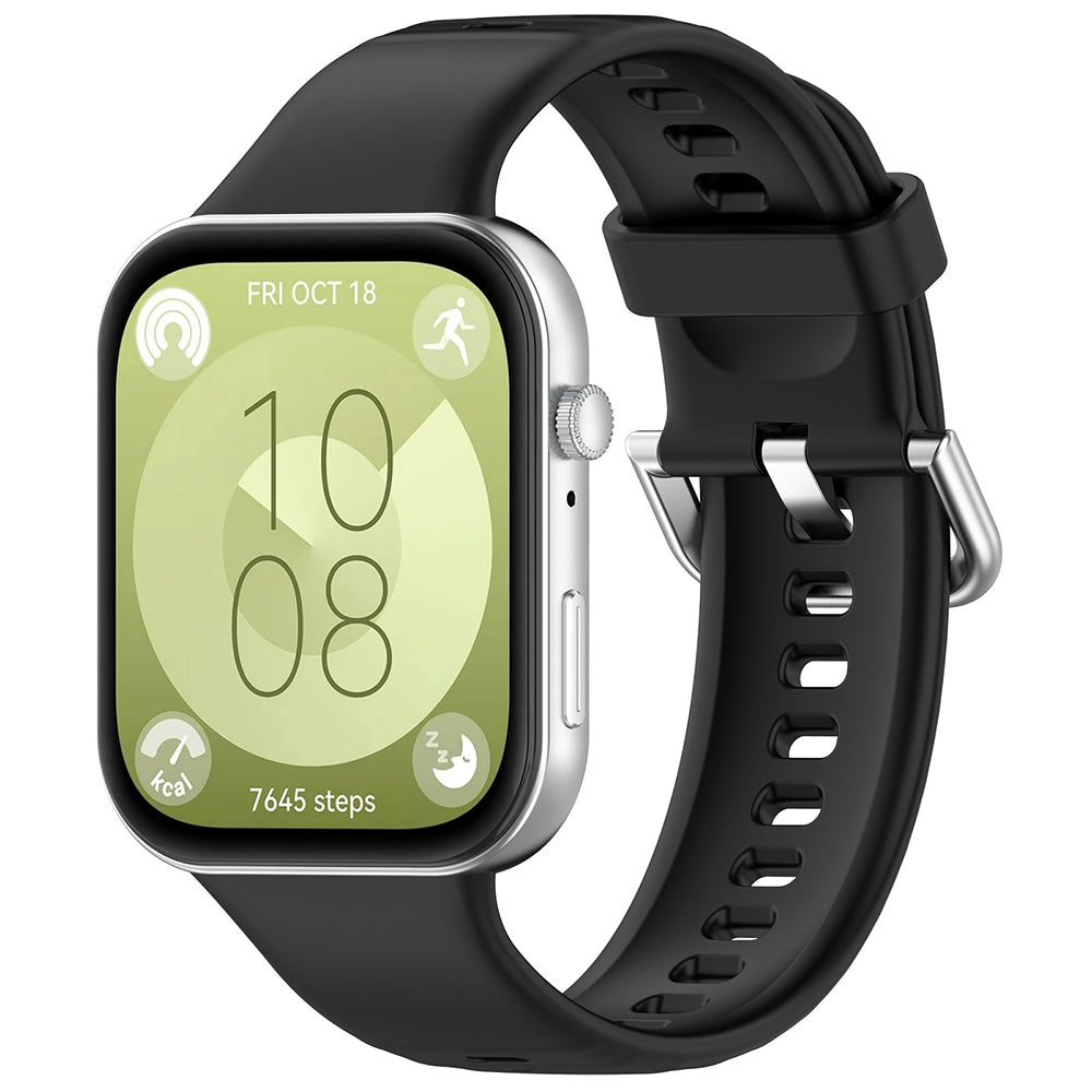 Каишка Techsuit W061 за Huawei Watch Fit 4 Pro / Fit 4 / Fit 3, Черна