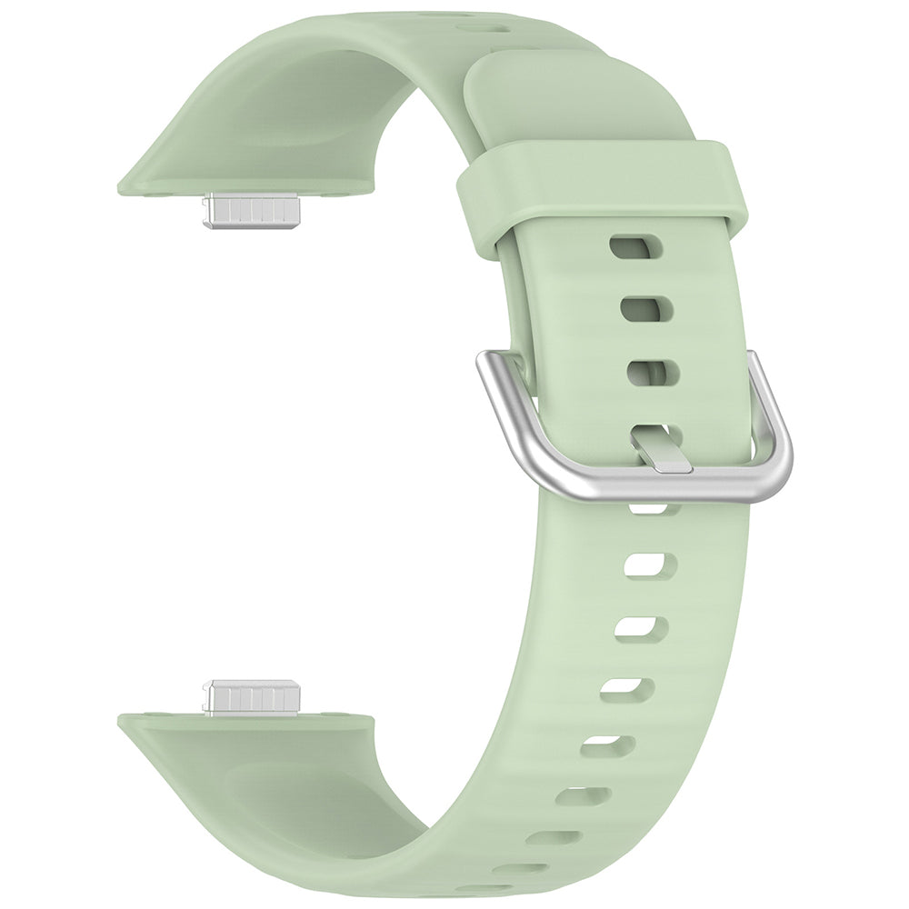 Каишка Techsuit W061 за Huawei Watch Fit 4 Pro / Watch Fit 4 / Watch Fit 3, Светлозелена