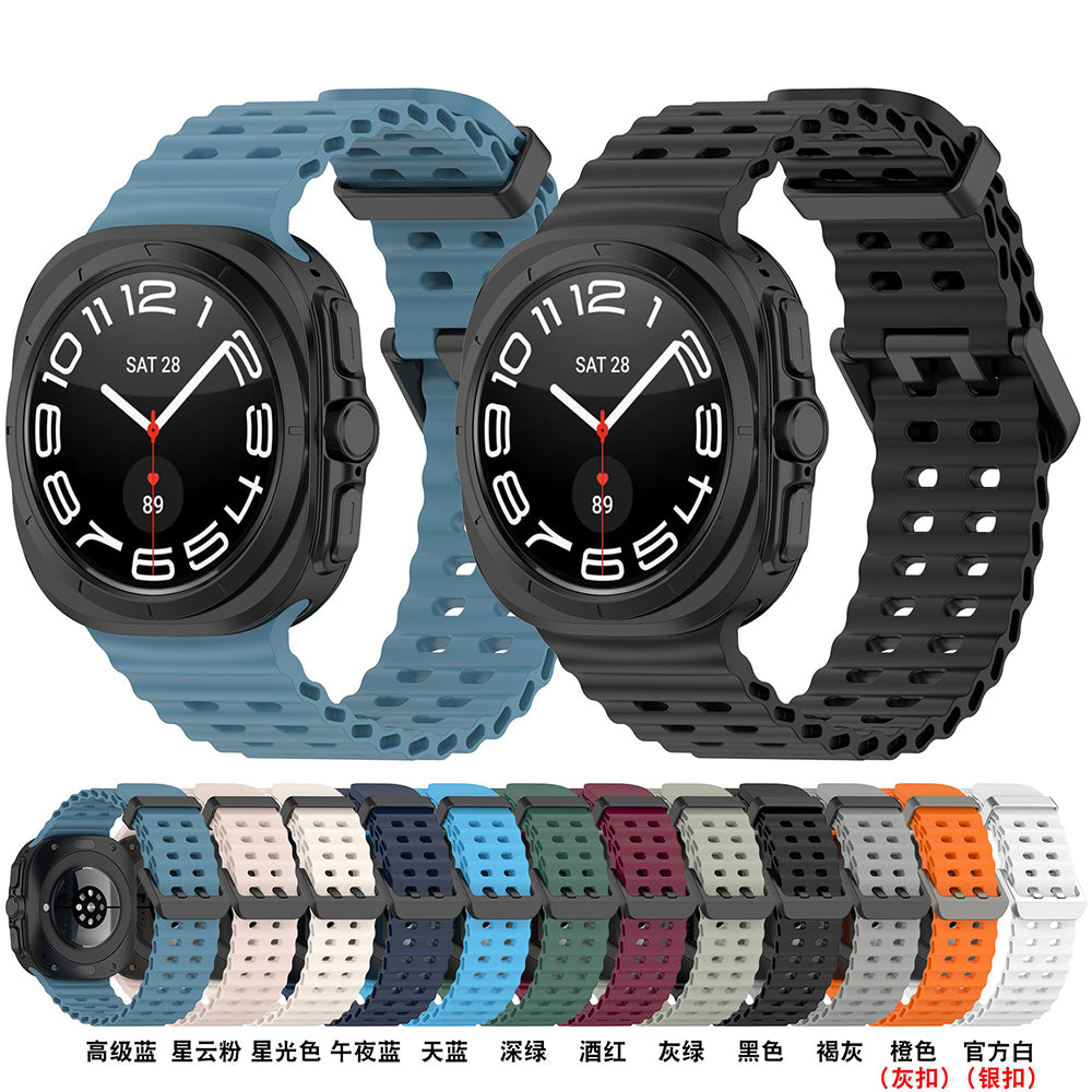 Каишка Techsuit W062 за Samsung Galaxy Watch Ultra, Тъмносиня