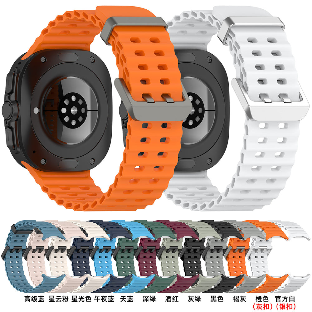 Каишка Techsuit W062 за Samsung Galaxy Watch Ultra, Тъмносиня