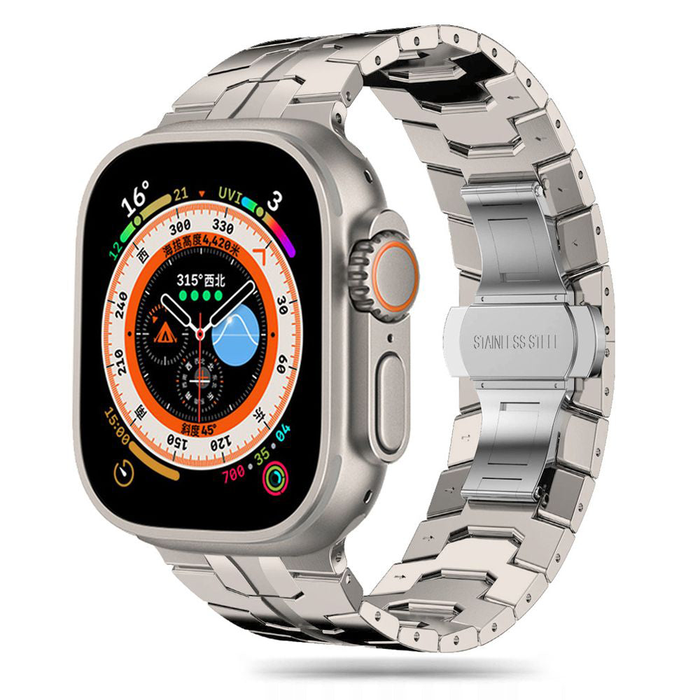 Каишка Techsuit W063 за Apple Watch 49mm / 46mm / 45mm / 44mm / 42mm Series, Сивa