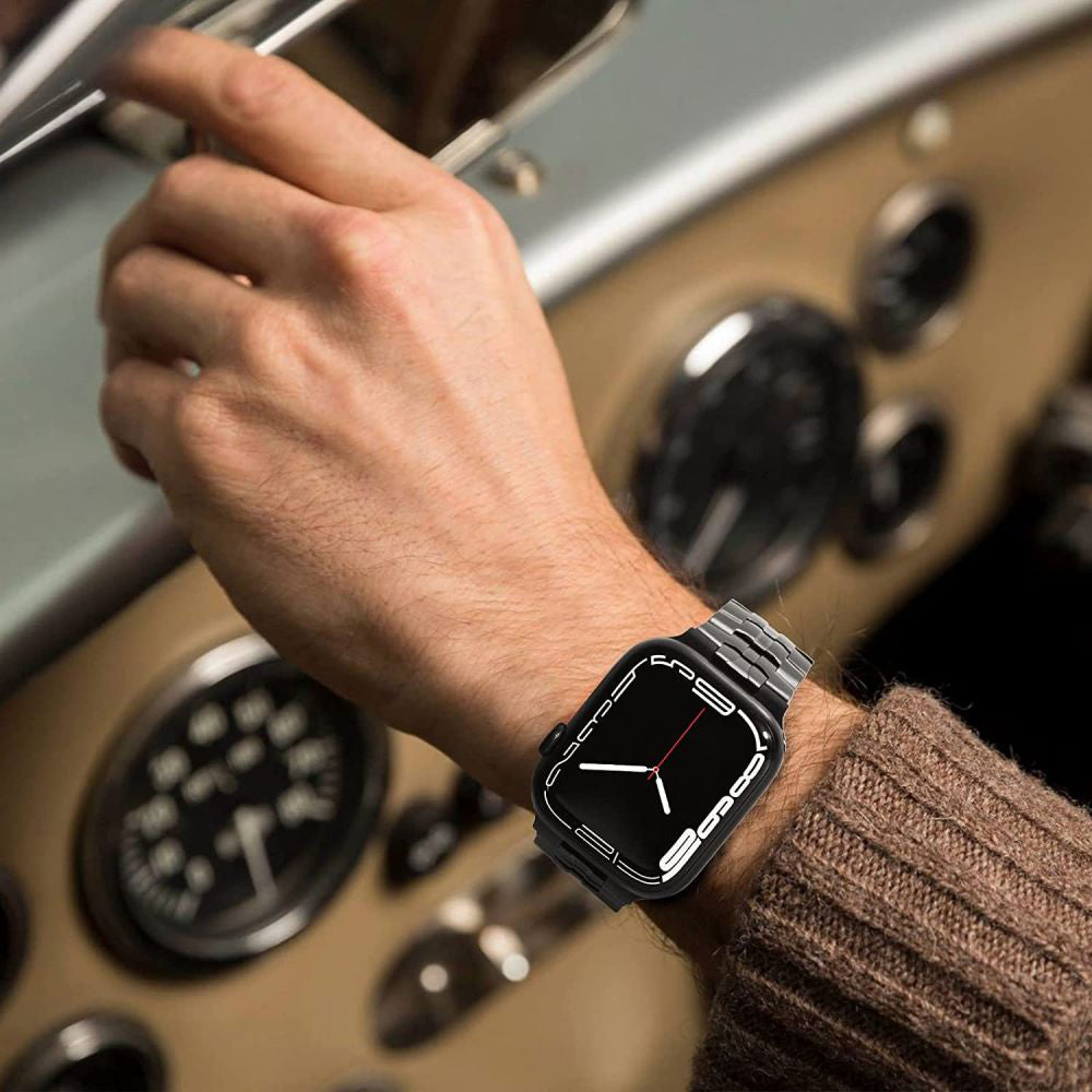 Каишка Techsuit W063 за Apple Watch 49mm / 46mm / 45mm / 44mm / 42mm Series, Сивa