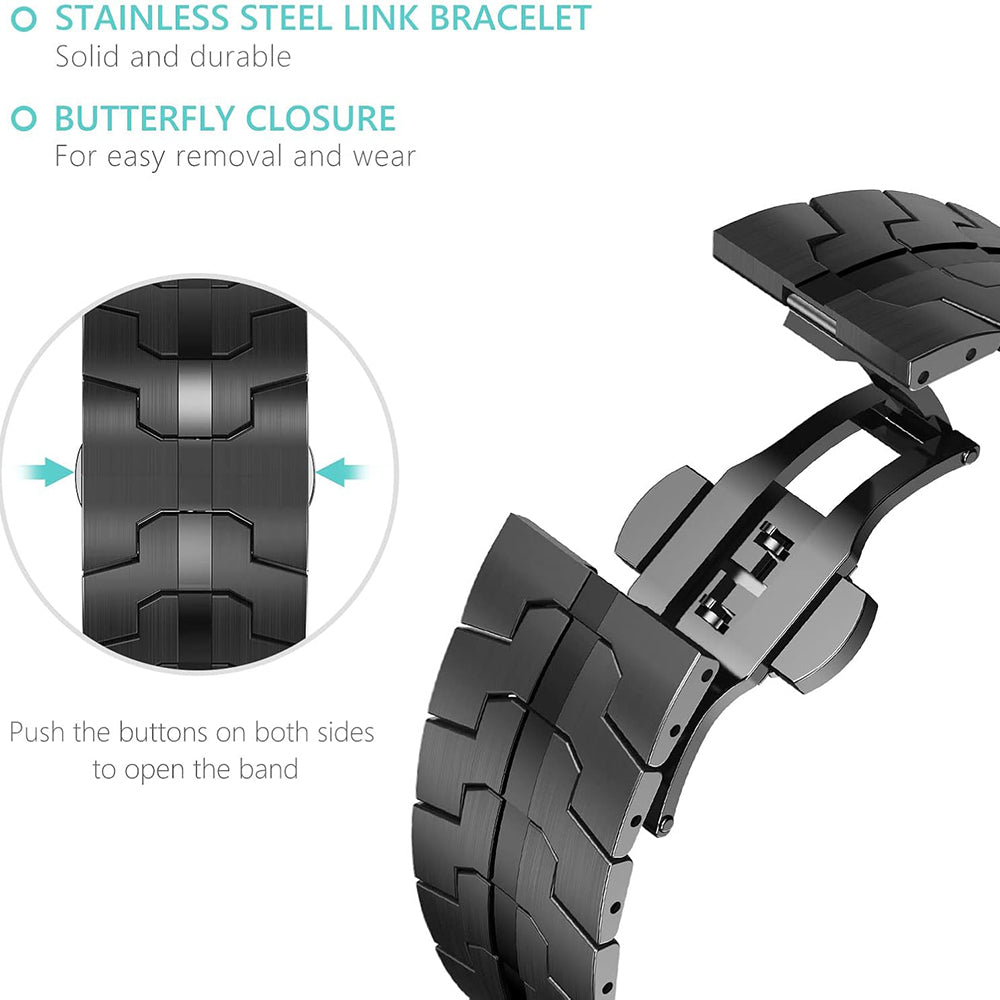Каишка Techsuit W063 за Apple Watch 49mm / 46mm / 45mm / 44mm / 42mm Series, Оранжева