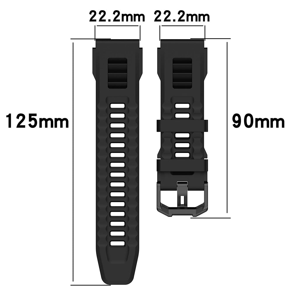 Каишка Techsuit W067 за Amazfit T-Rex Ultra, Черна