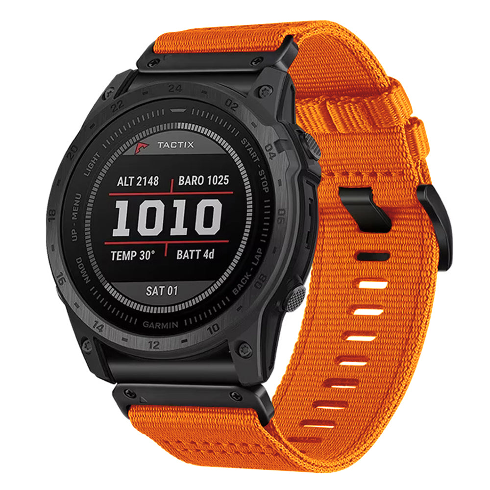 Каишка Techsuit W070 за Garmin Instinct / Approach / Fenix Watch Series, 20mm, Оранжева