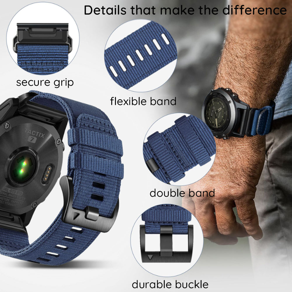 Каишка Techsuit W070 за Garmin Instinct / Approach / Fenix Watch Series, 20mm, Оранжева
