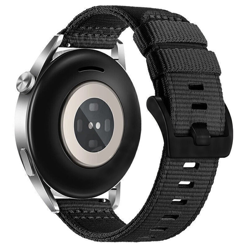 Каишка Techsuit W070 за Samsung Galaxy Watch / Huawei Watch Series, 20mm, Черна