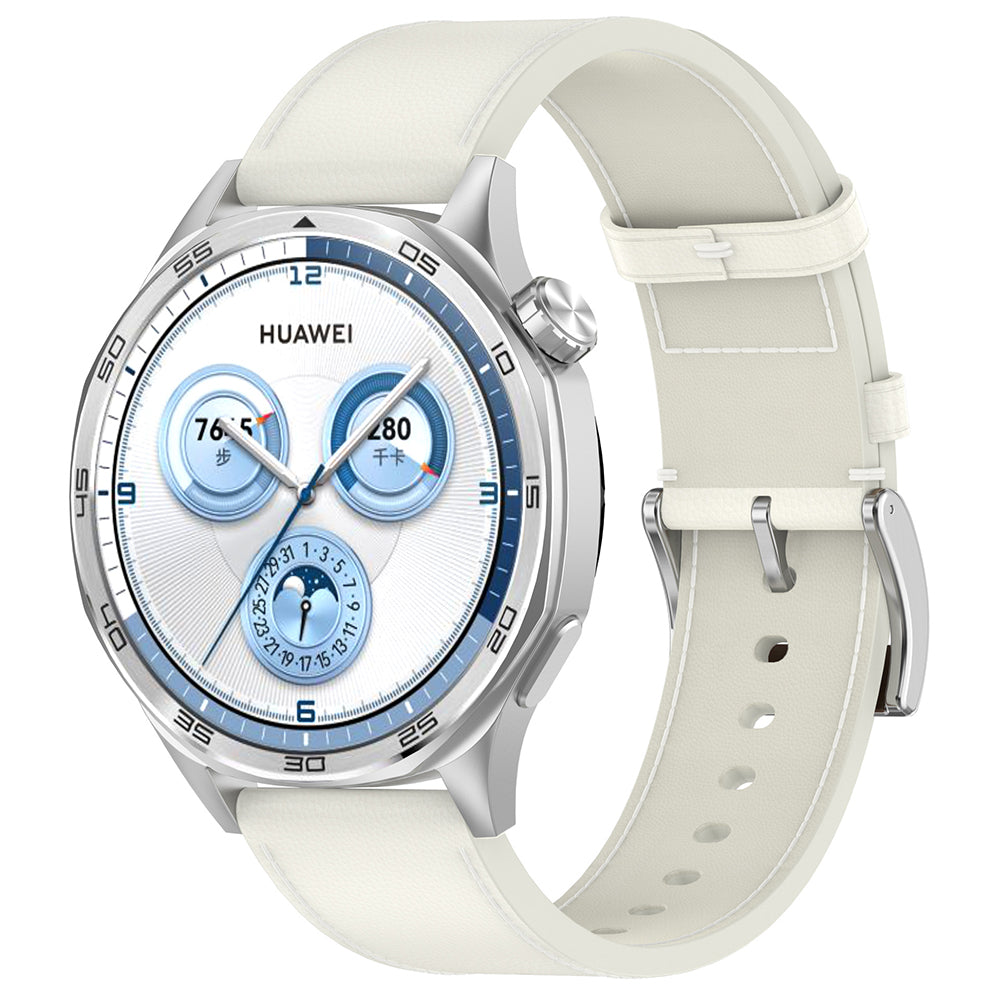 Каишка Techsuit W073 за Samsung Galaxy Watch / Huawei Watch Series, 22mm, Бяла
