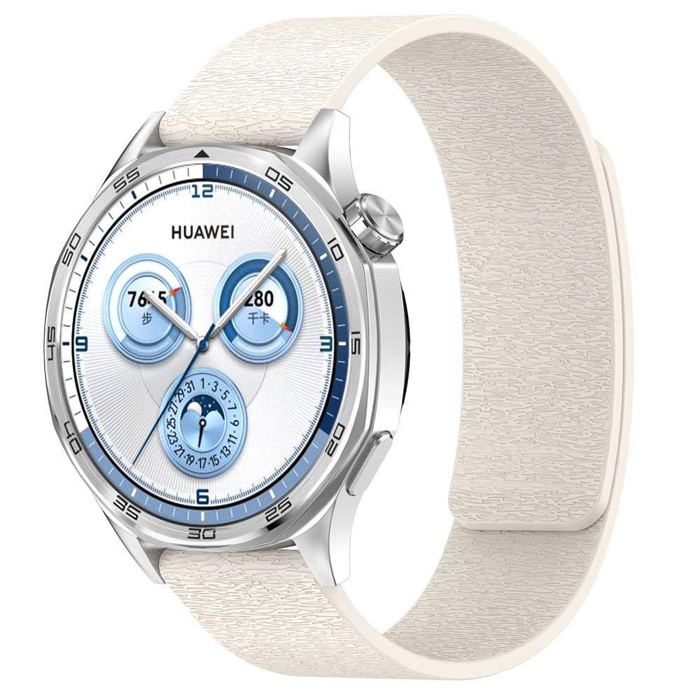 Каишка Techsuit W074 за Samsung Galaxy Watch / Huawei Watch Series, 22mm, Бежов