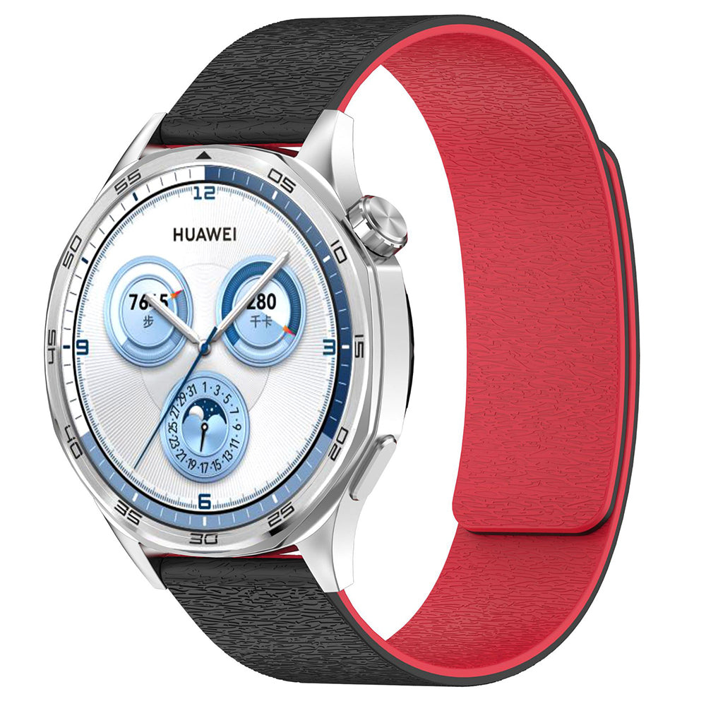 Каишка Techsuit W074 за Samsung Galaxy Watch Series, 20mm, Черно-Червена