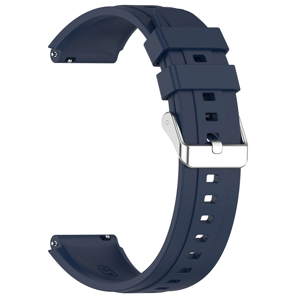 Каишка Techsuit W075 за Huawei Watch / Garmin Watch Series, 18mm, Тъмносиня