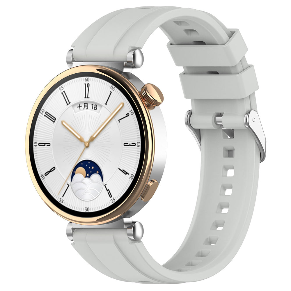 Techsuit W075 Strap for Huawei Watch / Garmin Watch Series, 18mm, Grey