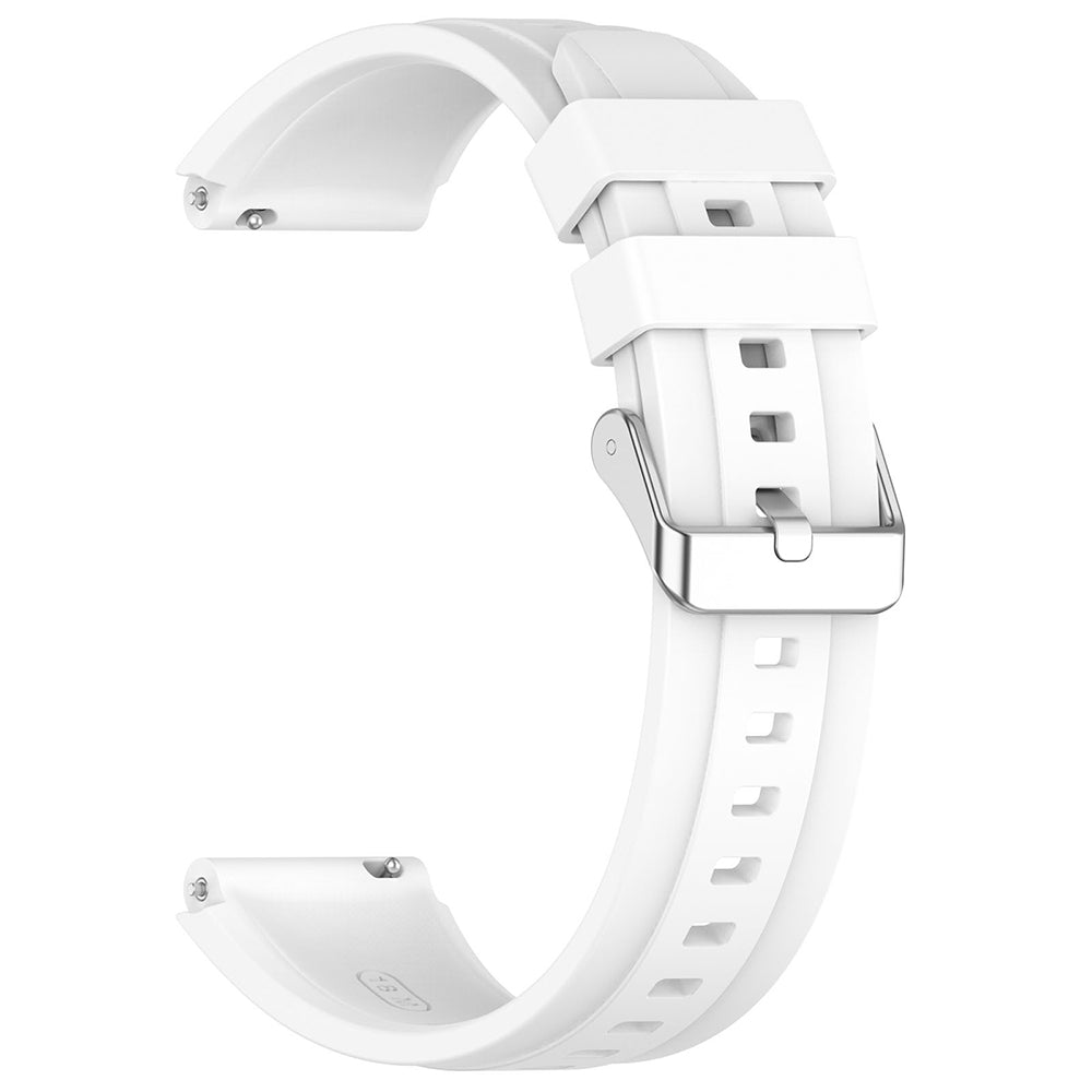 Каишка Techsuit W075 за Huawei Watch / Garmin Watch Series, Бяла