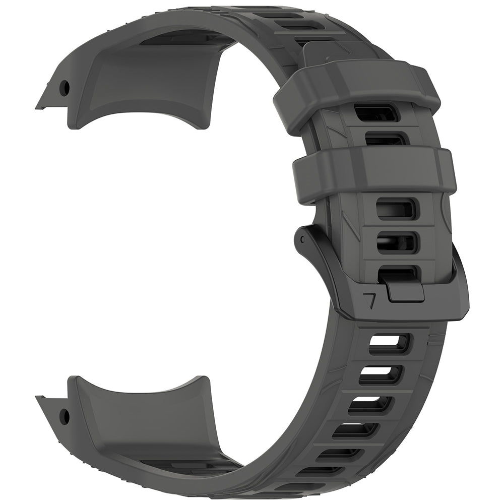 Каишка Techsuit W077 за Garmin Instinct 3 45mm Solar / Instinct 3 45mm, Сивa