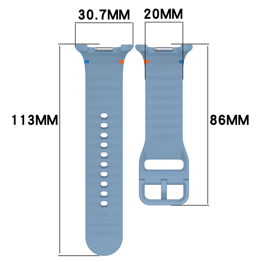 Каишка Techsuit W079 за Samsung Galaxy Watch 8 Classic / Watch8 44mm / Watch 8 40mm, Бежова