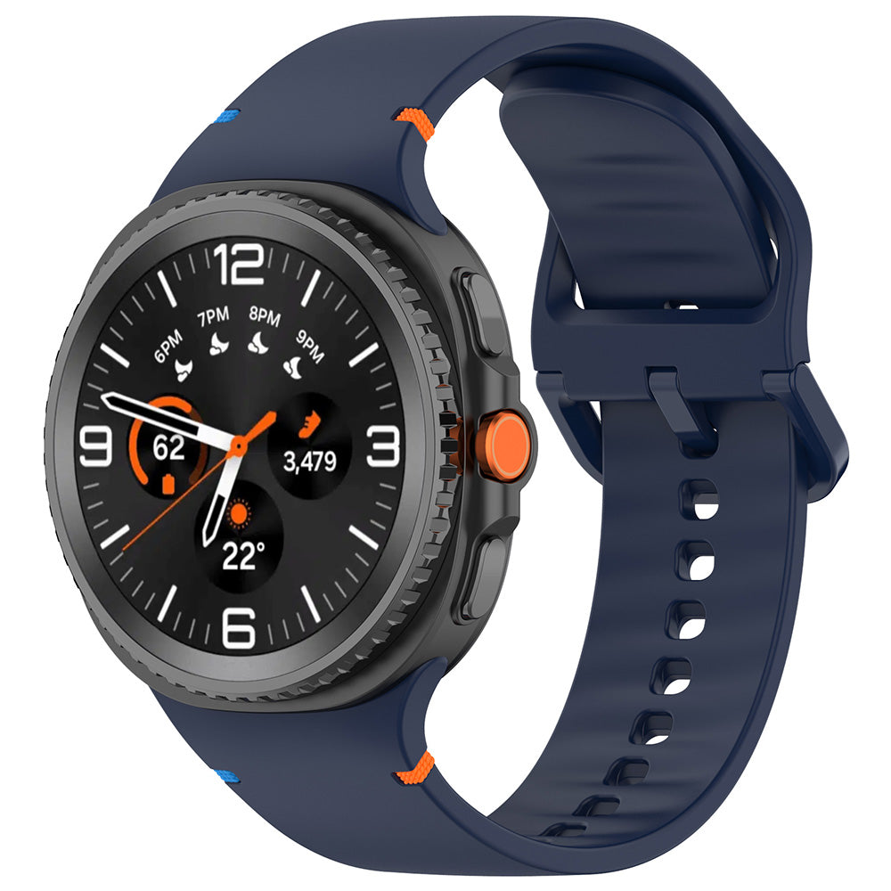 Каишка Techsuit W079 за Samsung Galaxy Watch9 / Watch8 / Watch8 Classic Series, Тъмносиня
