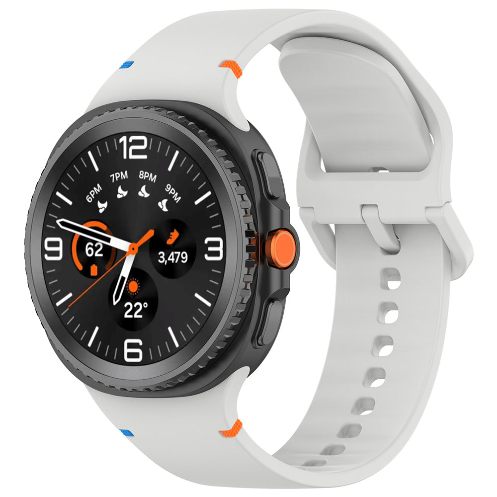 Каишка Techsuit W079 за Samsung Galaxy Watch8 / Watch8 Classic Series, Сивa