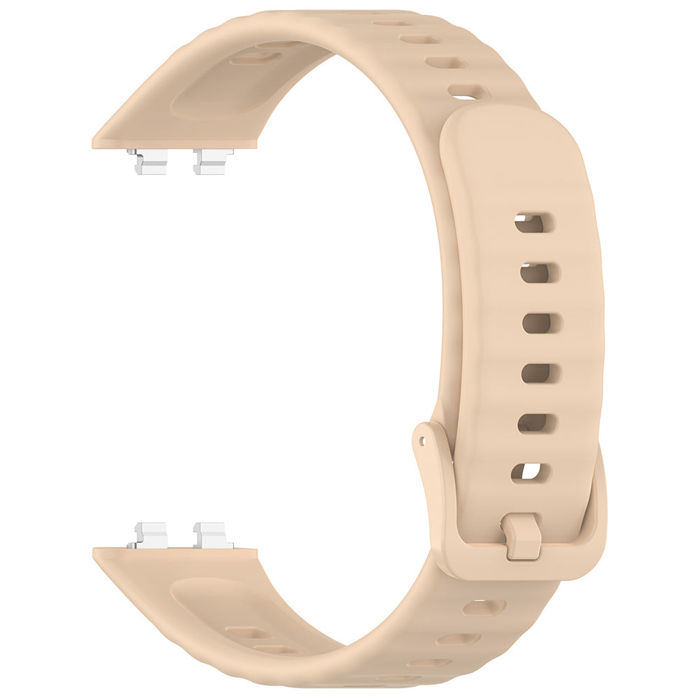 Каишка Techsuit W082 за Huawei Band 11 / 11 Pro, бежова