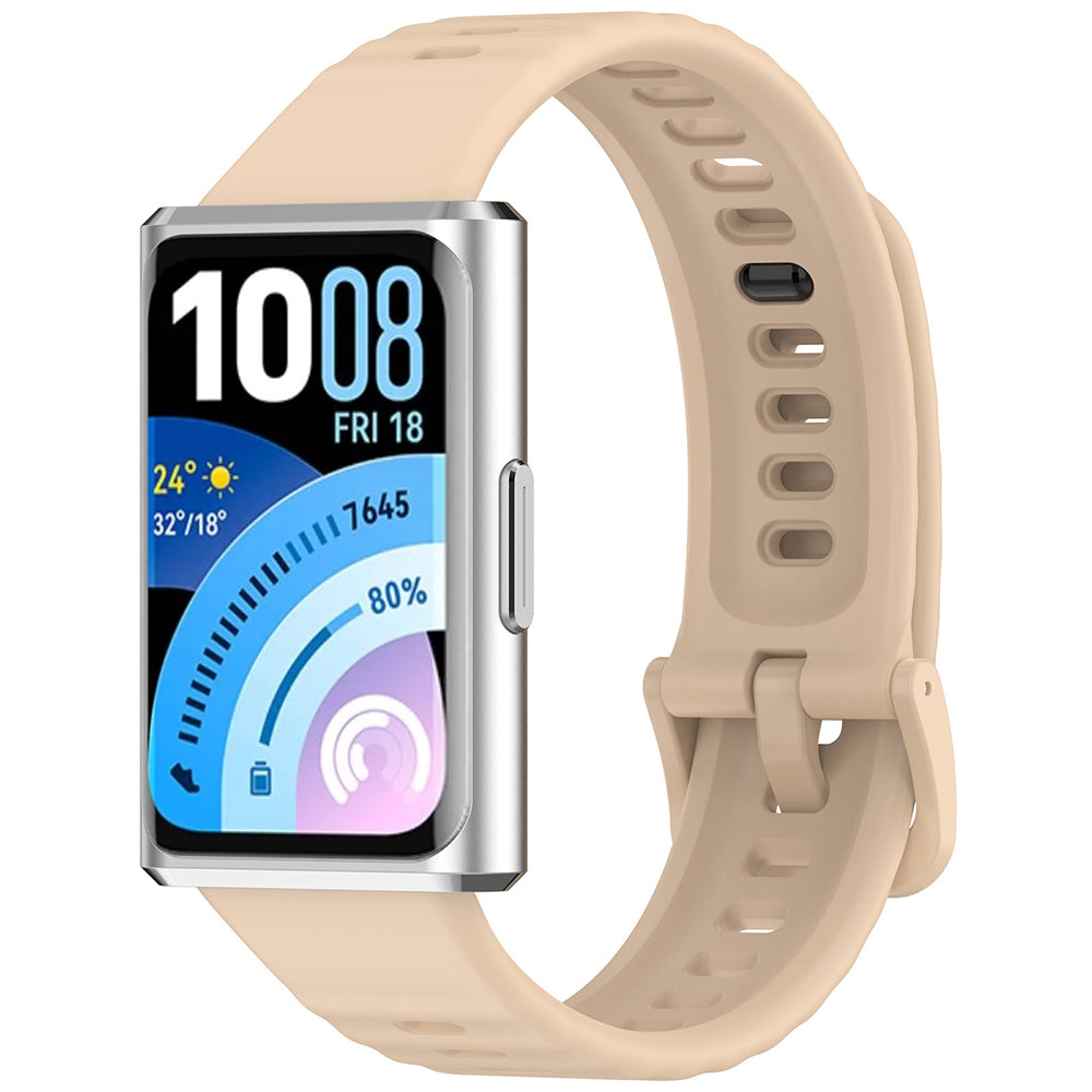 Каишка Techsuit W082 за Huawei Band 11 / 11 Pro, бежова