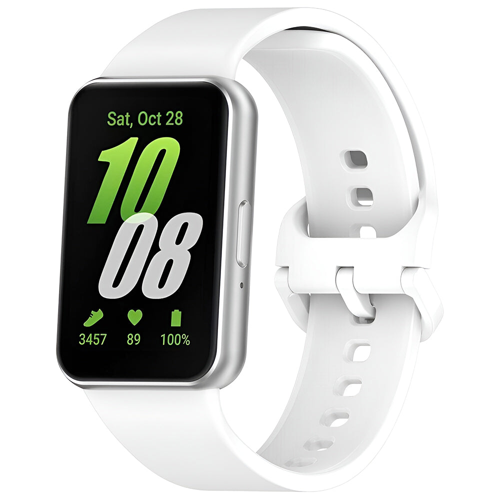 Каишка Techsuit W086 за Samsung Galaxy Fit3 R39M, бяла