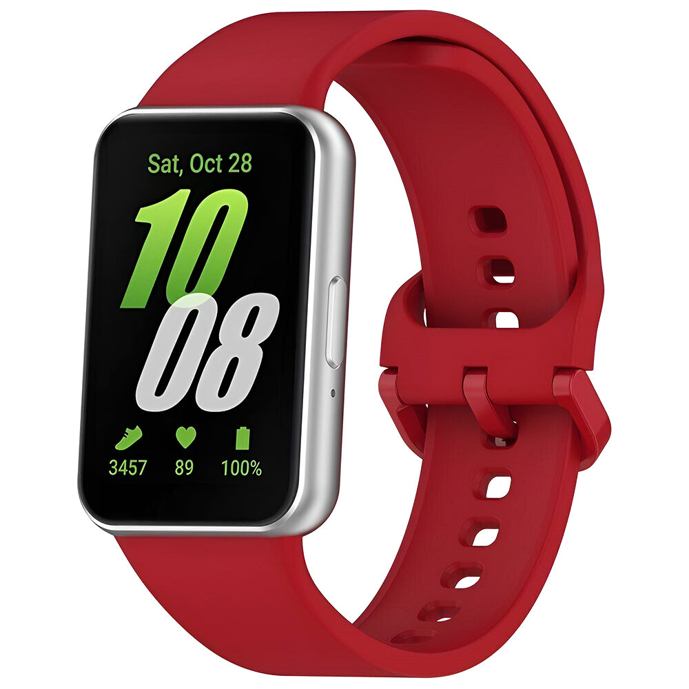 Каишка Techsuit W086 за Samsung Galaxy Fit3 R39M, Червена