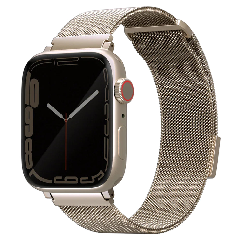 Каишка UNIQ Dante за Apple Watch 42mm / 41mm / 40mm / 38 Series, Златист