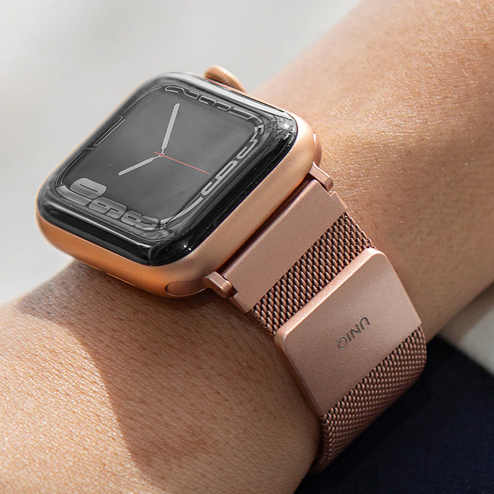 Каишка UNIQ Dante за Apple Watch 42mm / 41mm / 40mm / 38 Series, Златист