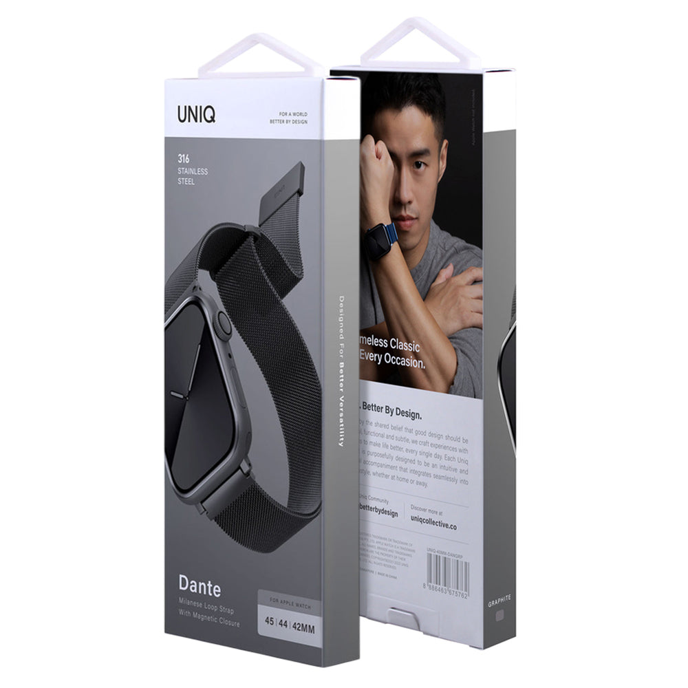 Каишка UNIQ Dante за Apple Watch 42mm / 41mm / 40mm / 38 Series, Златист