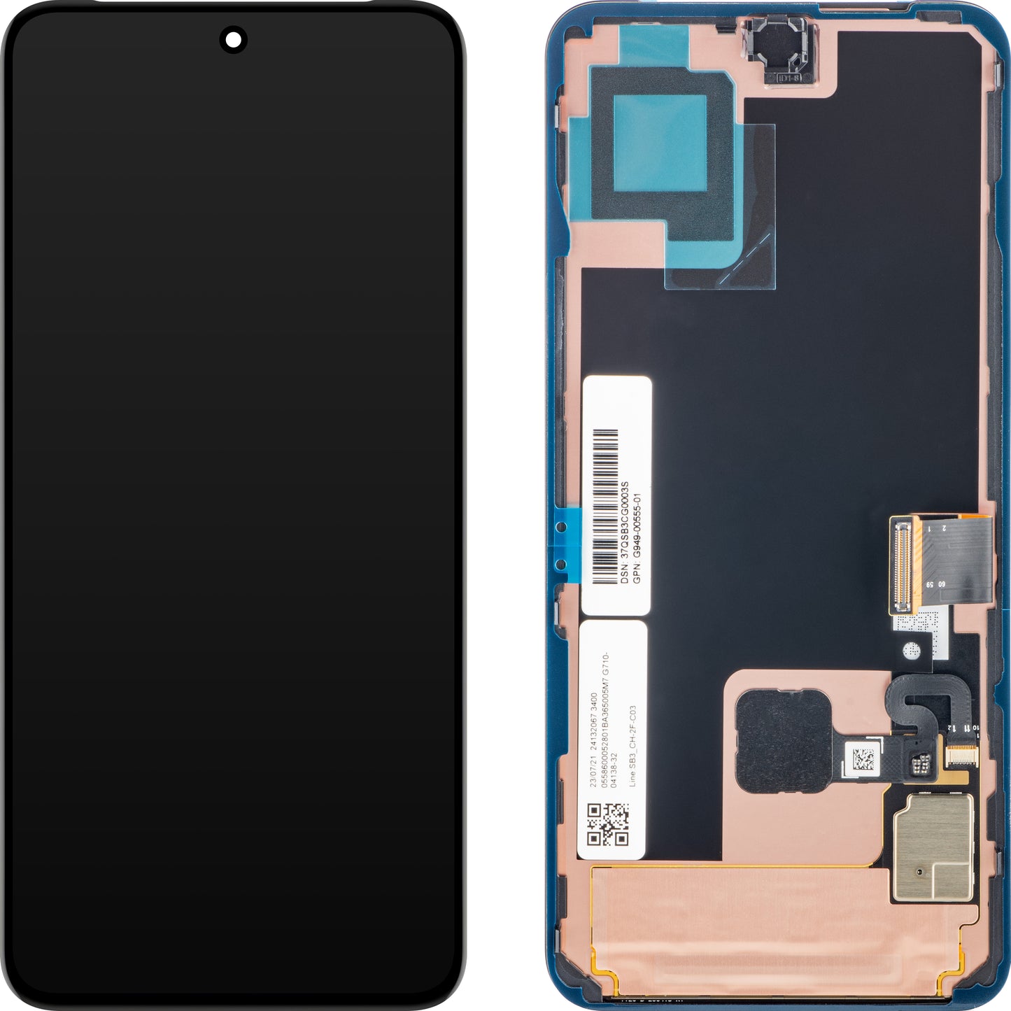 Дисплей с тъчскрийн Google Pixel 8, Swap