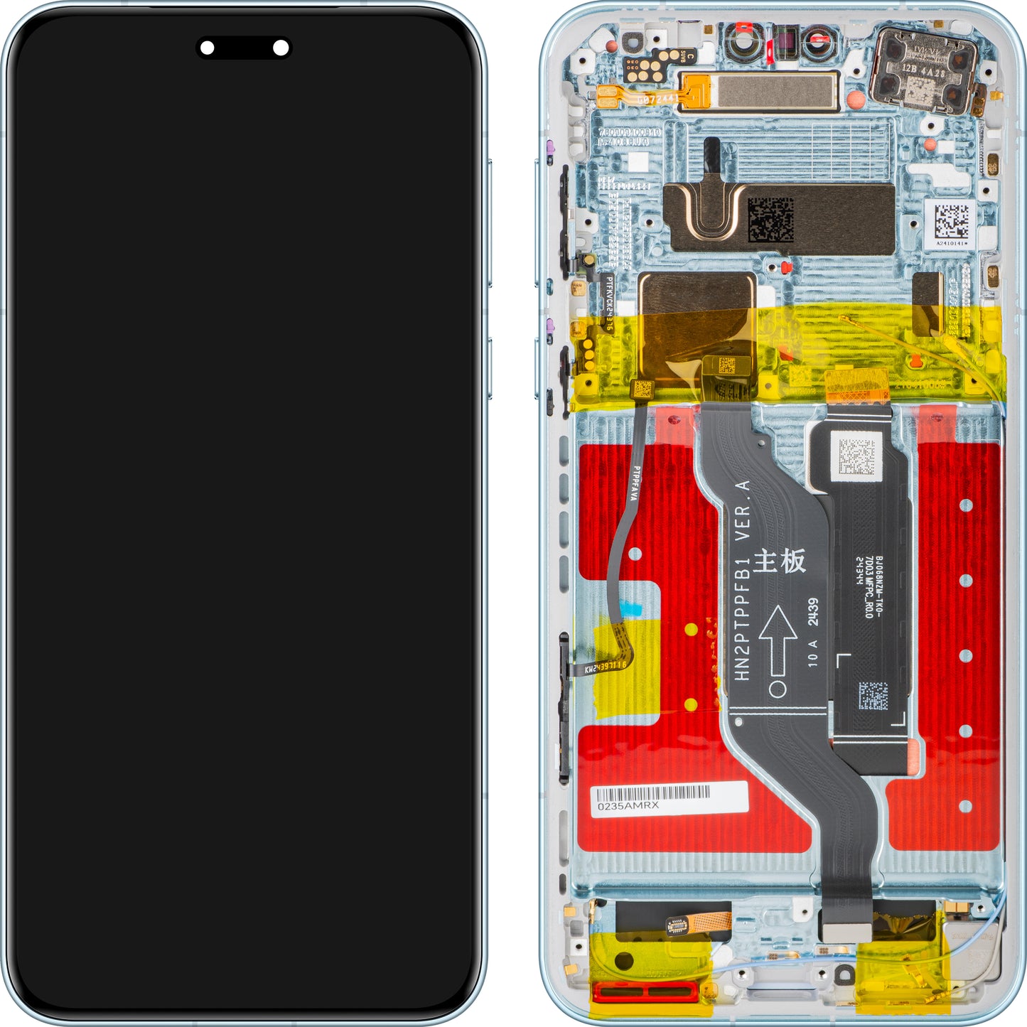 Дисплей с тъчскрийн Honor Magic7 Pro, с рамка, Син (Breeze Blue), Service Pack 0235AMRX