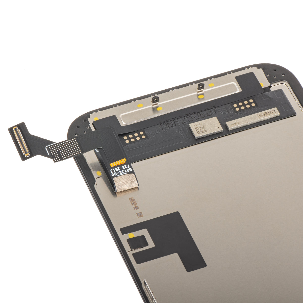Дисплей с тъчскрийн JK за Apple iPhone 17e / 16e, с рамка, версия LCD In-Cell IC подвижен, черен